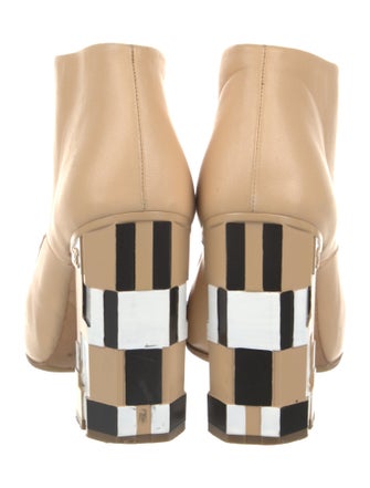 Chanel 2013 Interlocking CC Logo Lace-Up Boots