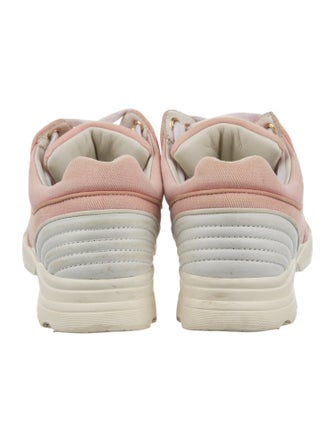 Chanel Interlocking CC Logo Canvas Sneakers