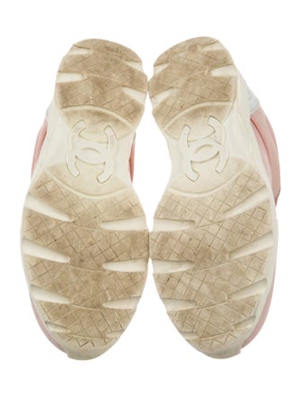 Chanel Interlocking CC Logo Canvas Sneakers