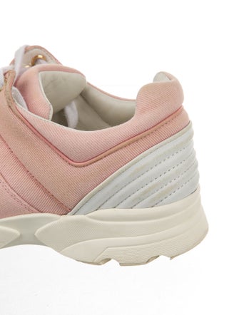 Chanel Interlocking CC Logo Canvas Sneakers