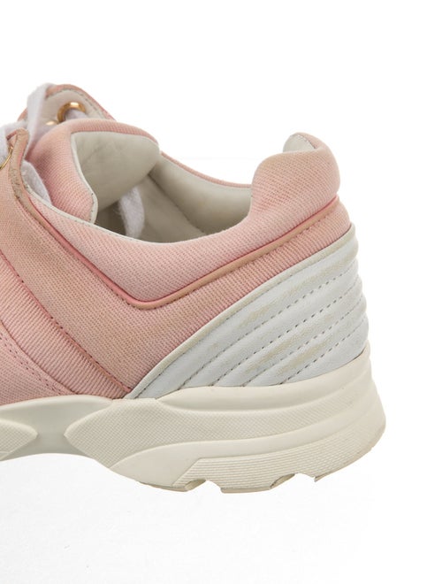 Chanel Interlocking CC Logo Canvas Sneakers