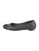 Chanel Interlocking CC Logo Leather Flats