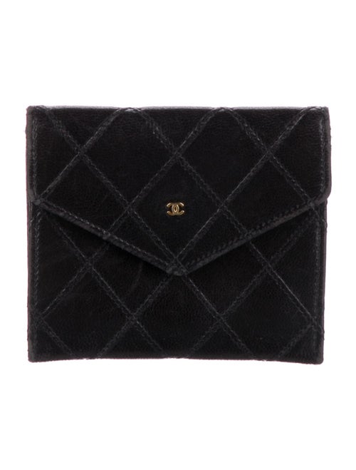 Chanel 1994-1996 Interlocking CC Logo Wallet
