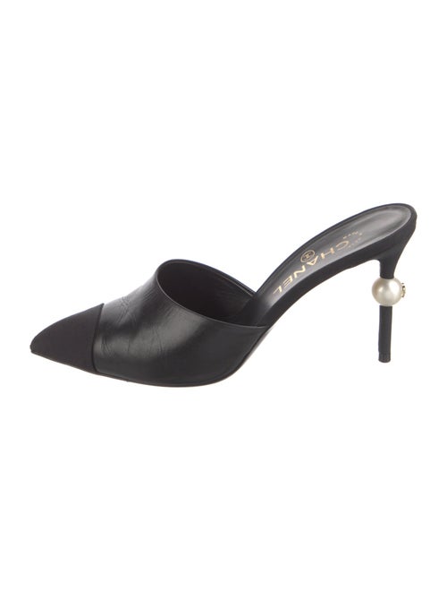 Chanel Leather Mules
