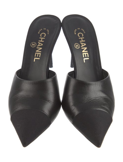Chanel Leather Mules