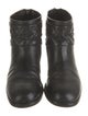 Chanel Interlocking CC Logo Leather Boots