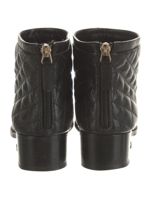 Chanel Interlocking CC Logo Leather Boots