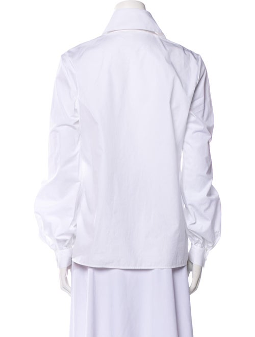 Chanel 2020 Long Sleeve Button-Up Top