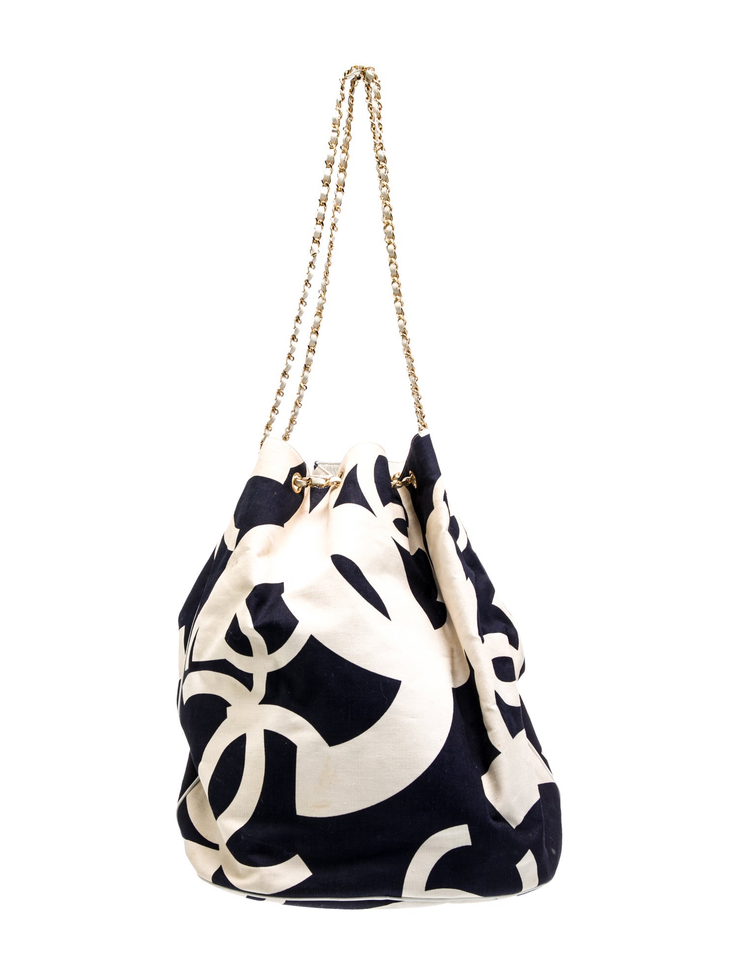 Chanel CC Drawstring Bucket Bag