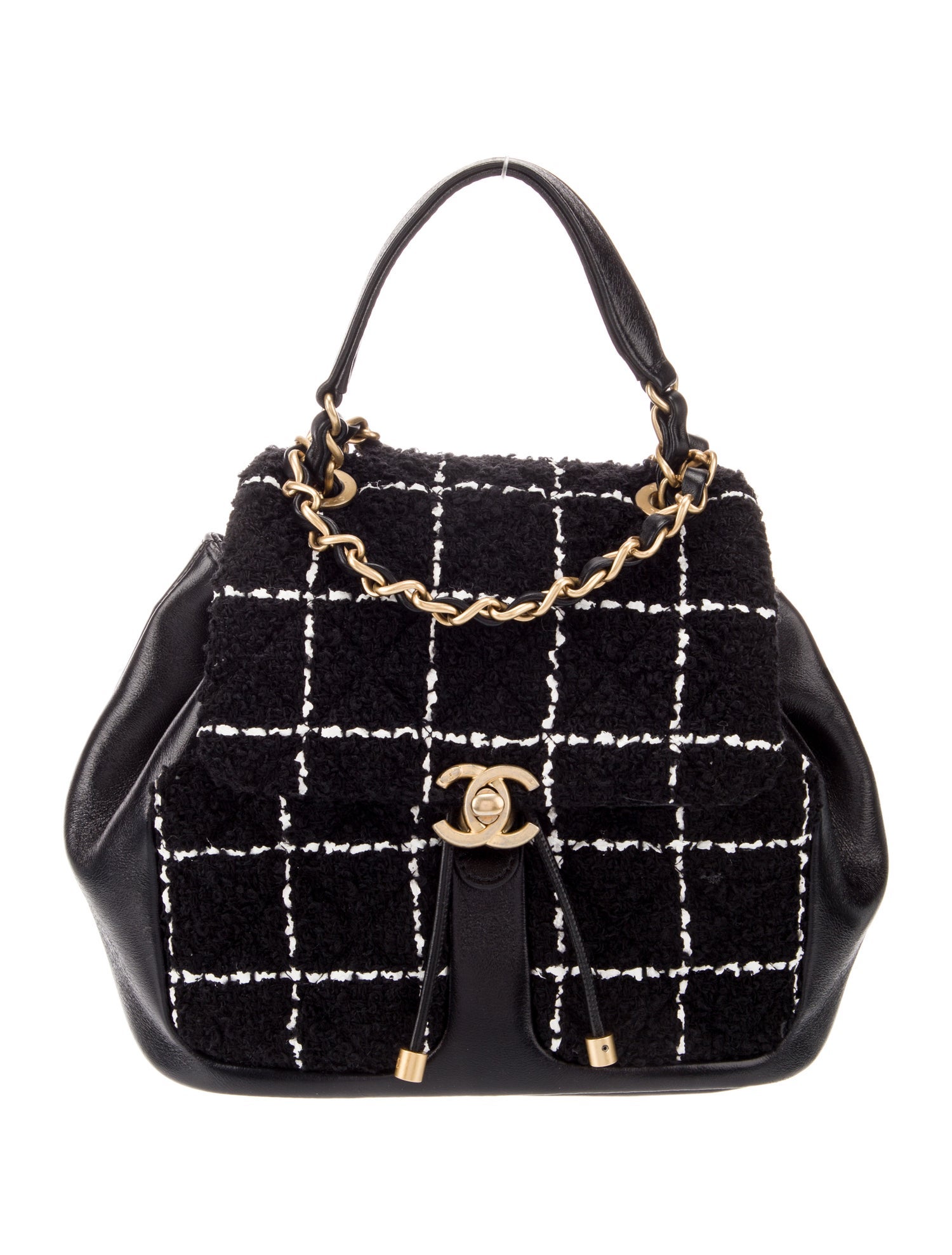 Chanel CC Tweed Backpack