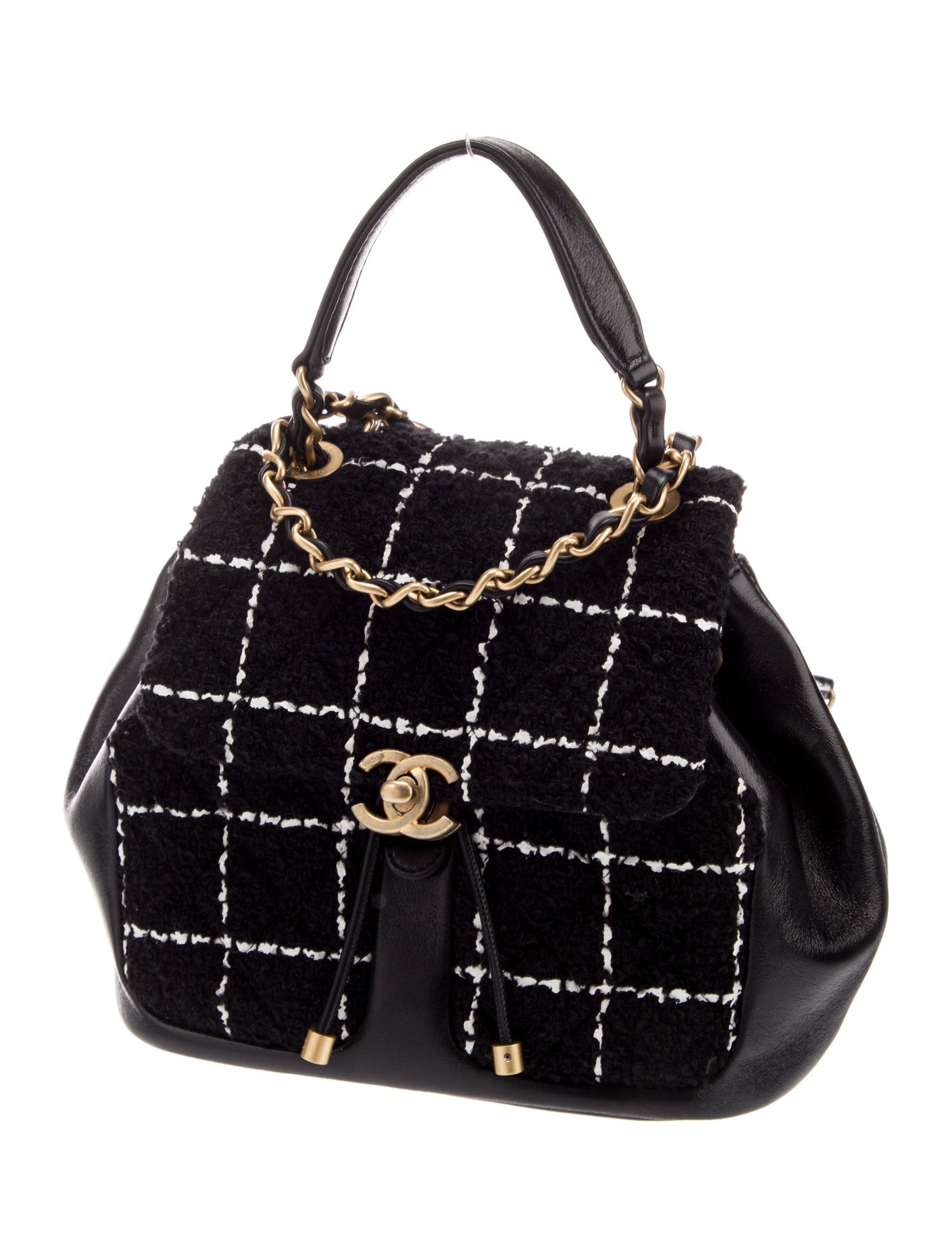 Chanel CC Tweed Backpack