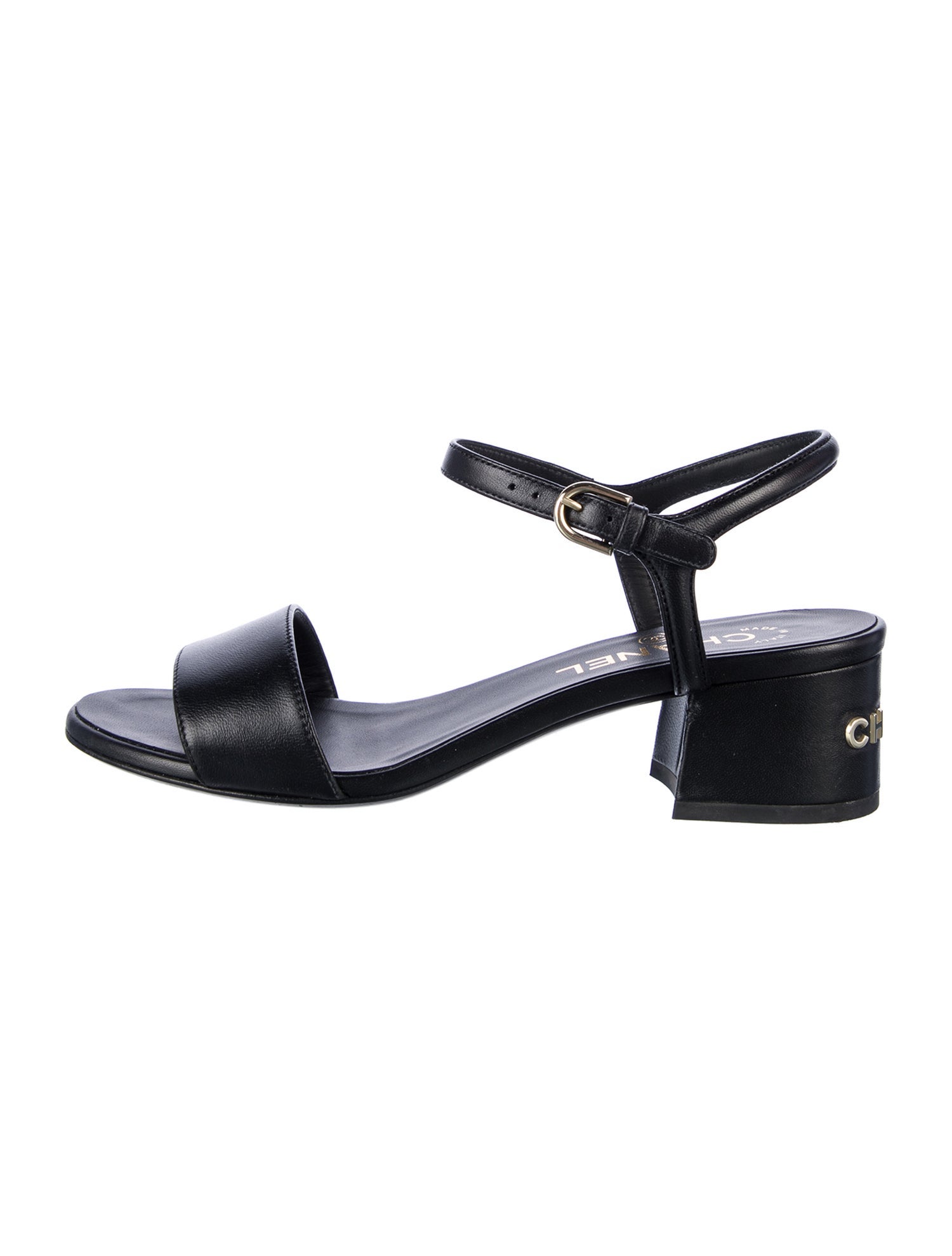 Chanel 2024 Interlocking CC Logo Sandals