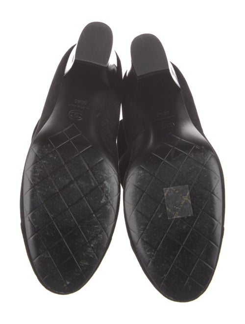 Chanel Interlocking CC Logo Suede Western Boots