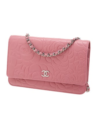 Chanel Camellia Wallet On Chain