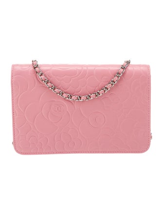 Chanel Camellia Wallet On Chain