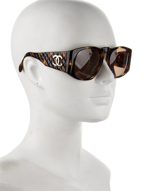 Chanel Vintage Interlocking CC Logo Sunglasses