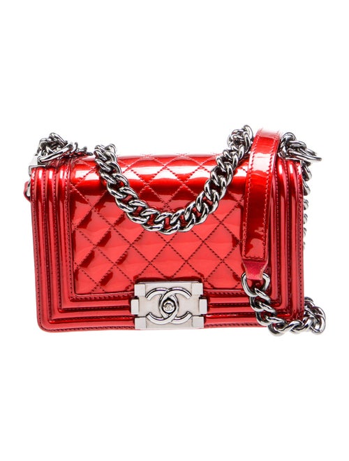 Chanel Small Metallic Boy Bag