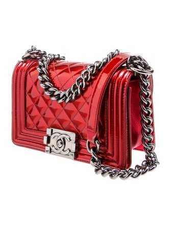 Chanel Small Metallic Boy Bag