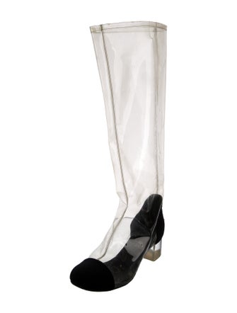 Chanel 2018 Interlocking CC Logo Boots