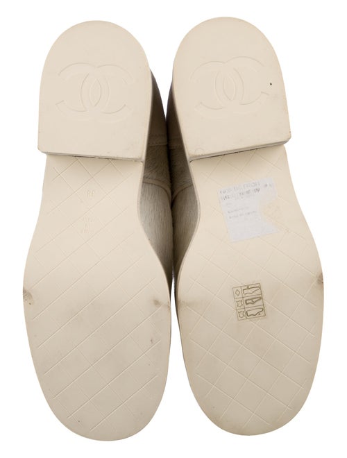 Chanel 2022 Interlocking CC Logo Lace-Up Boots