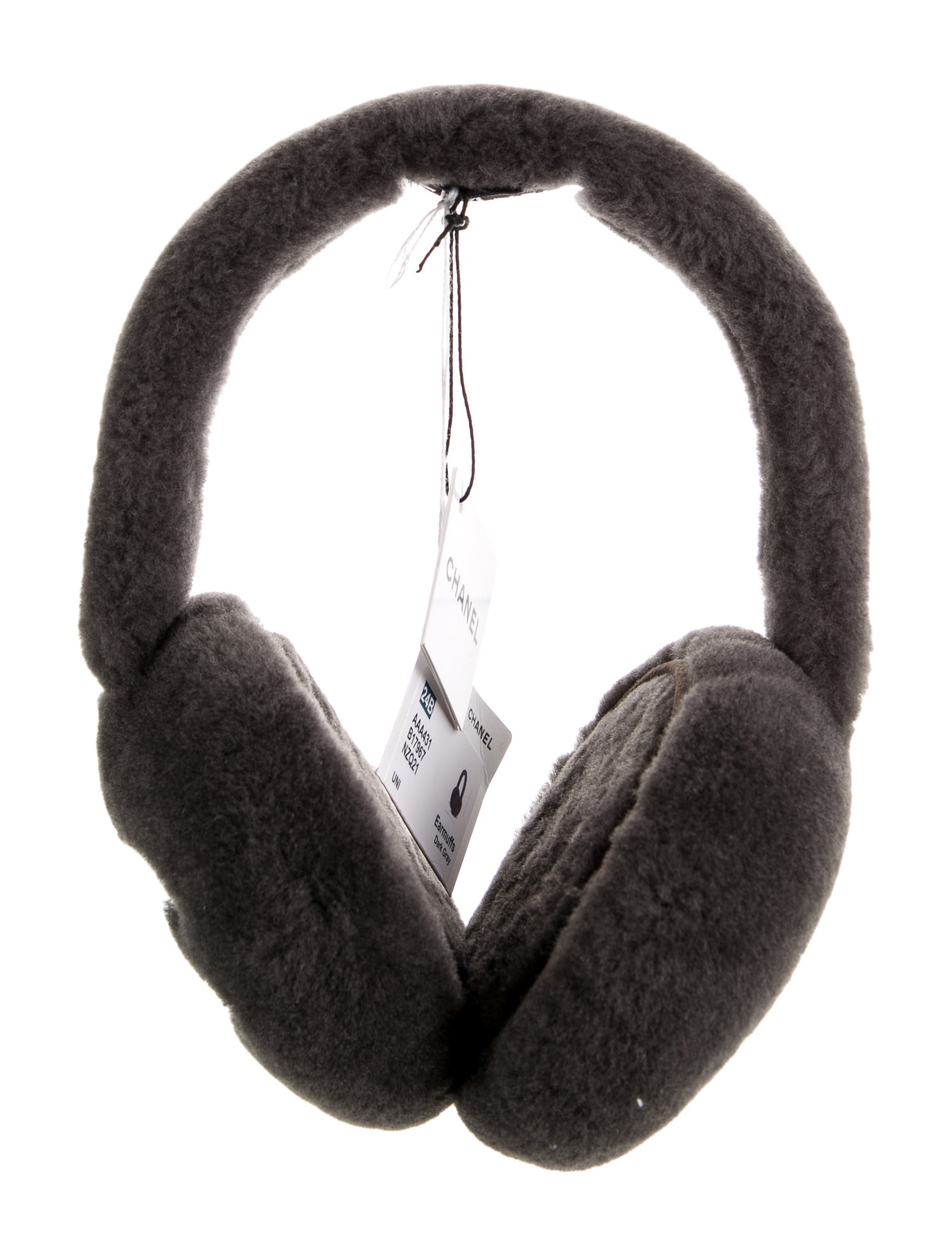 Chanel 2024 Shearling CC Earmuffs w/ Tags