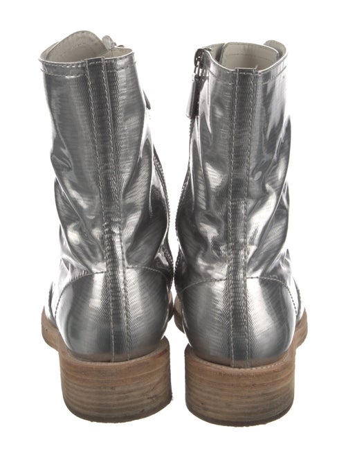 Chanel PVC Lace-Up Boots