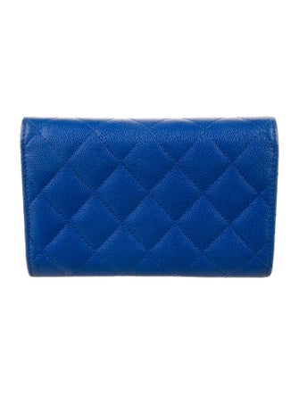 Chanel Interlocking CC Logo Trifold Wallet