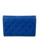Chanel Interlocking CC Logo Trifold Wallet