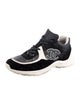Chanel Interlocking CC Logo Suede Sneakers