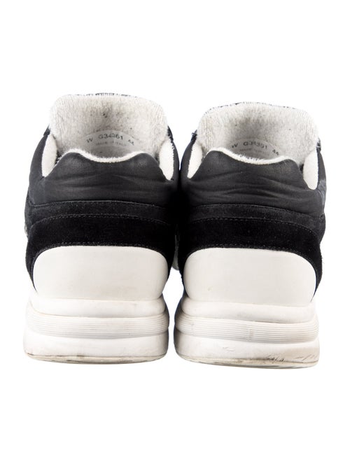 Chanel Interlocking CC Logo Suede Sneakers
