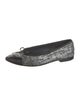 Chanel Interlocking CC Logo Bow Accents Ballet Flats