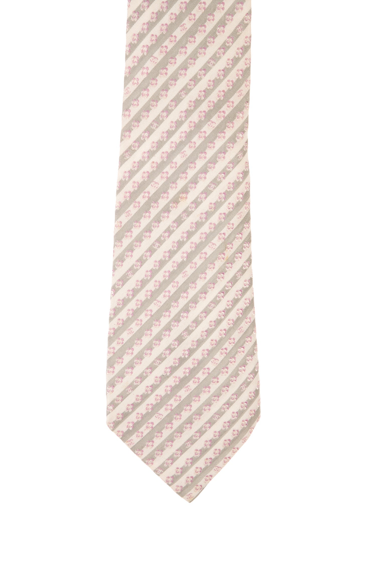 Chanel Silk Pattern CC Tie