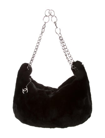 Chanel Fur CC Ring Hobo