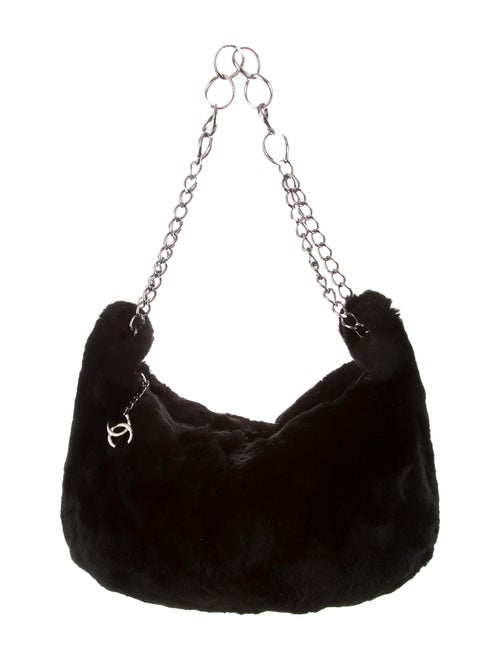 Chanel Fur CC Ring Hobo