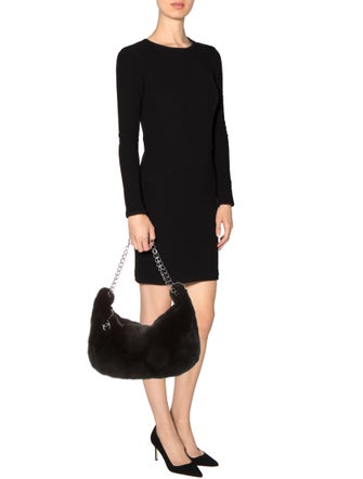 Chanel Fur CC Ring Hobo