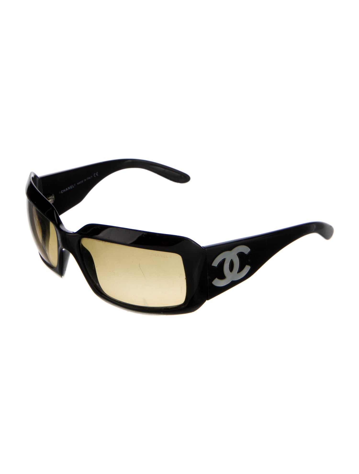 Chanel Interlocking CC Logo Shield Sunglasses
