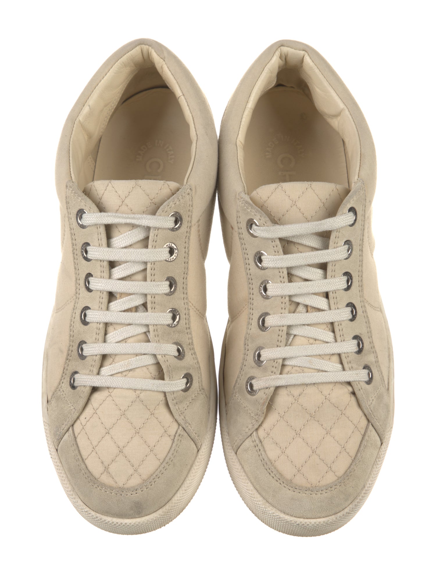 Chanel Interlocking CC Logo Sneakers