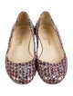 Chanel 2012 Interlocking CC Logo Ballet Flats
