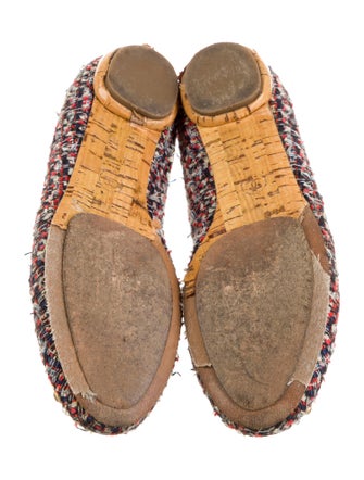 Chanel 2012 Interlocking CC Logo Ballet Flats