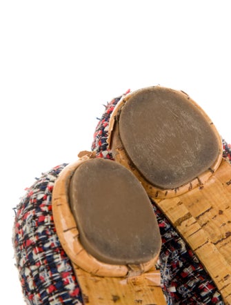 Chanel 2012 Interlocking CC Logo Ballet Flats