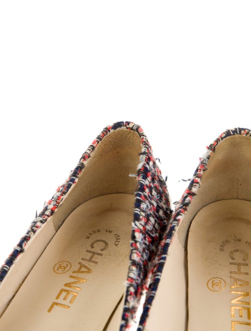 Chanel 2012 Interlocking CC Logo Ballet Flats