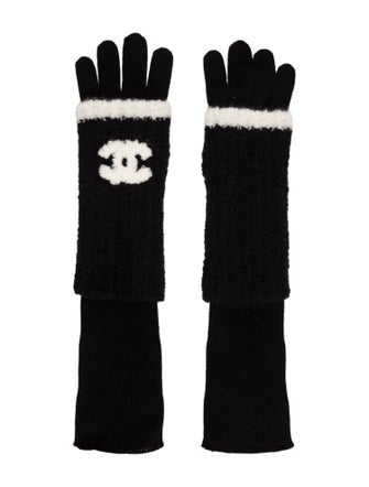 Chanel 2023 Cashmere CC Gloves