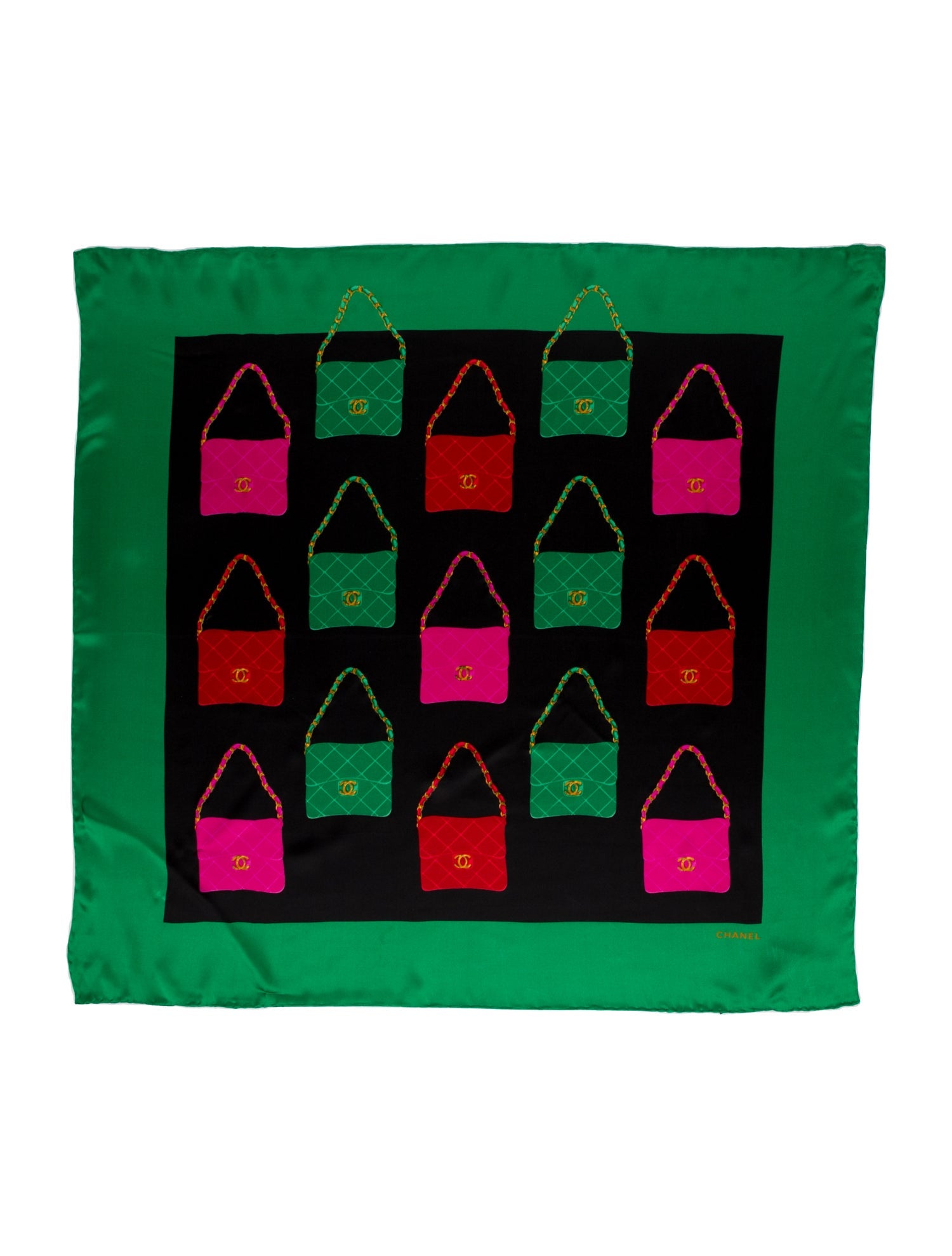 Chanel Silk Vintage Scarf