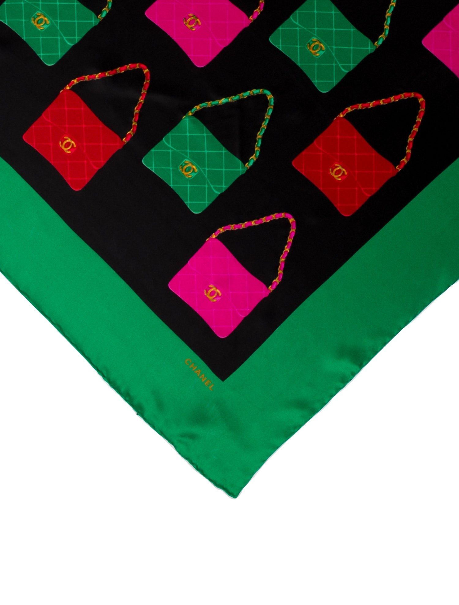 Chanel Silk Vintage Scarf