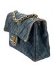Chanel Classic Denim Mini Square Single Flap Bag