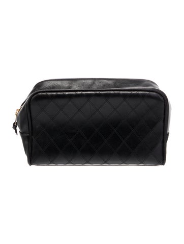 Chanel Cosmetic Bags Quilted Case