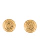 Chanel Vintage CC Logo Clip-On Earrings