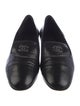 Chanel Interlocking CC Logo Calfskin Loafers