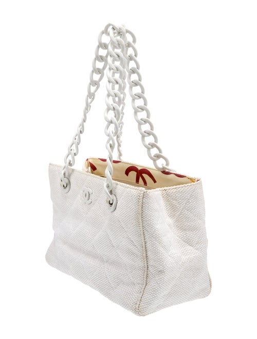 Chanel CC Straw Tote