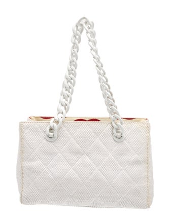 Chanel CC Straw Tote